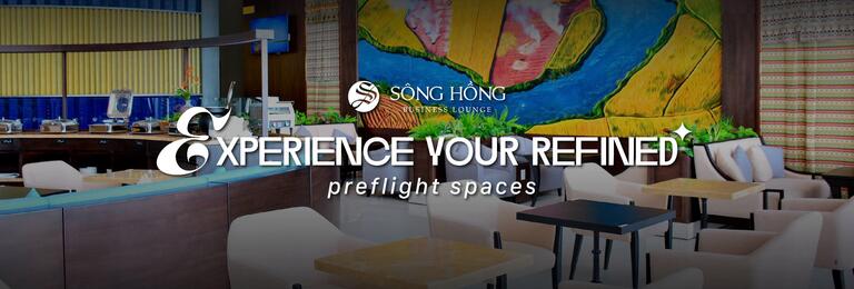 airport lounge banner