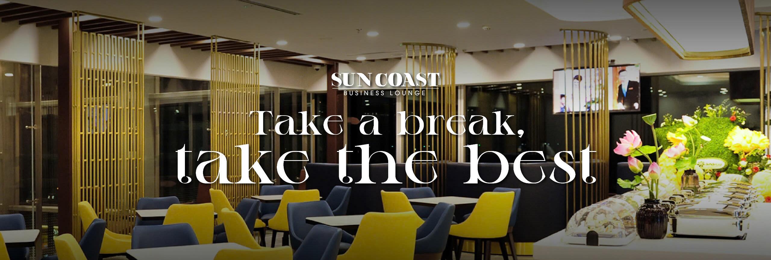 airport lounge banner